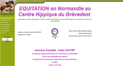 Desktop Screenshot of brevedentequitation.fr