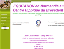 Tablet Screenshot of brevedentequitation.fr